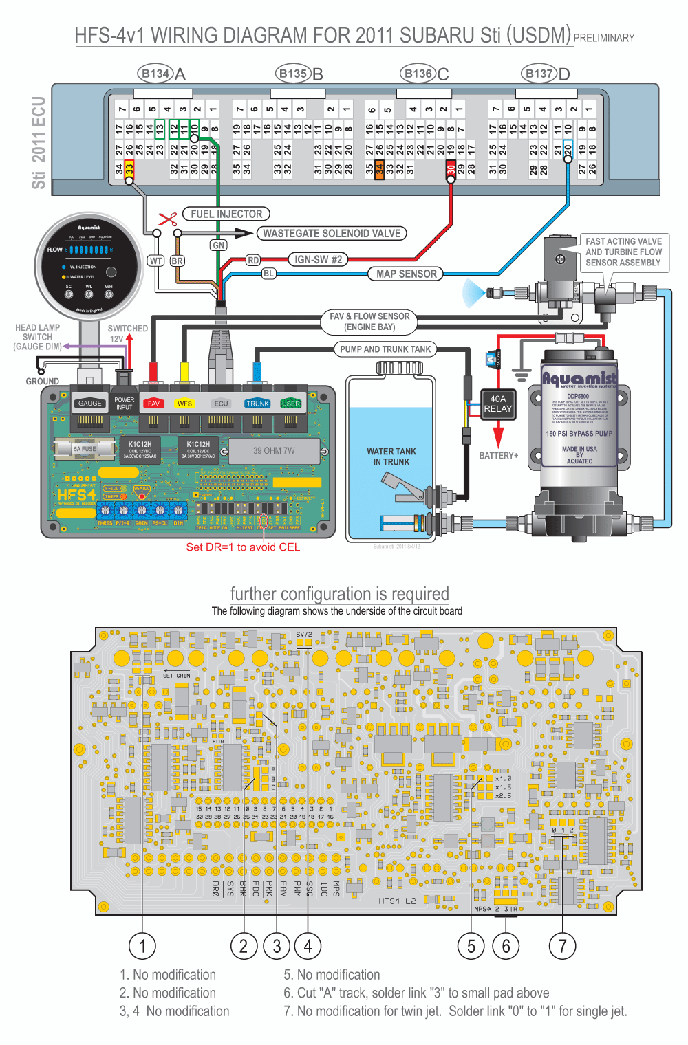 Need 2011 STI wiring diagram for Aquamist install - NASIOC